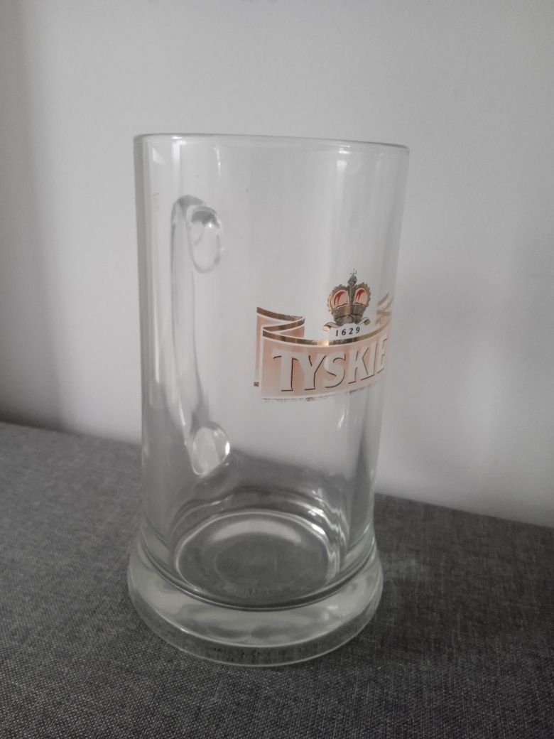 Wielki kufel do piwa Tyskie 1l 1 litr pokal szklanka