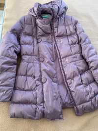 Куртка зимова пуховік для дівчинки Benetton 142-152