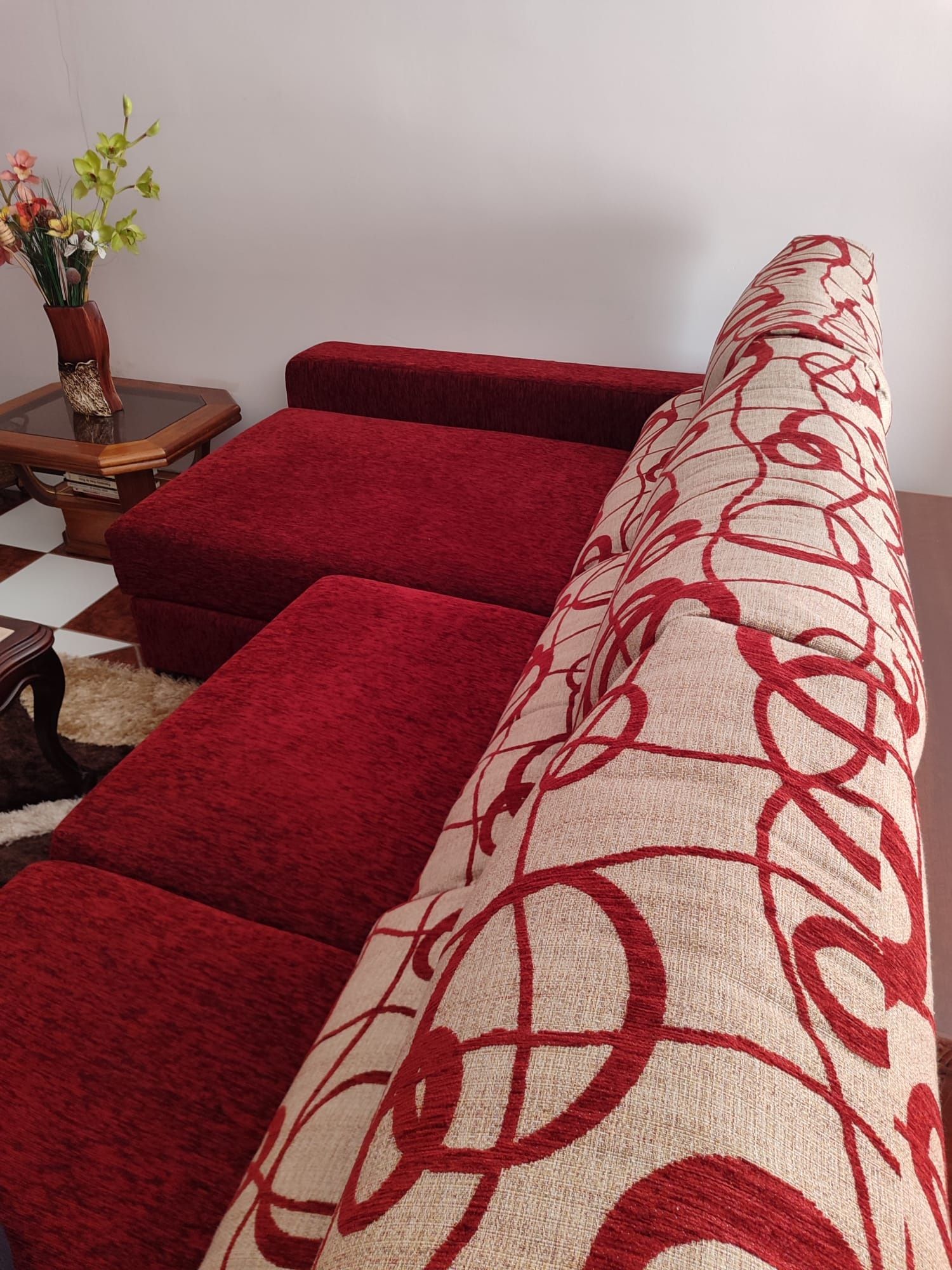 Sofá Cama com chez long