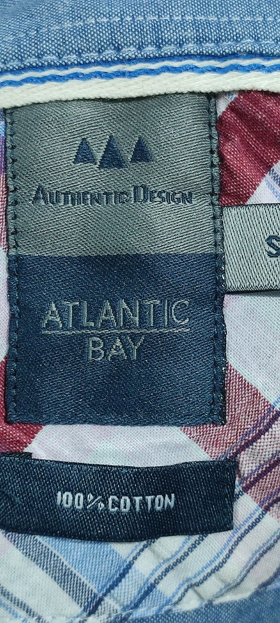 Modna koszula Atlantic Bay rozm S  100 % cotton