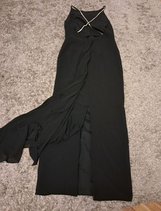 Czarna maxi wieczorowa sukienka Opera Richards rozm. S, M