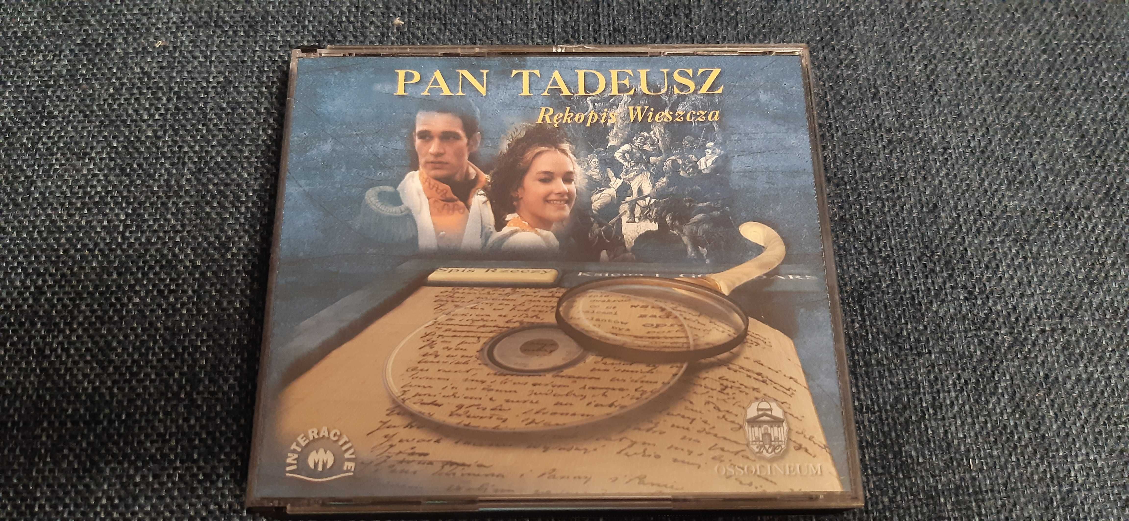 pan tadeusz rękopis wiersza 2 cd, rzadkość