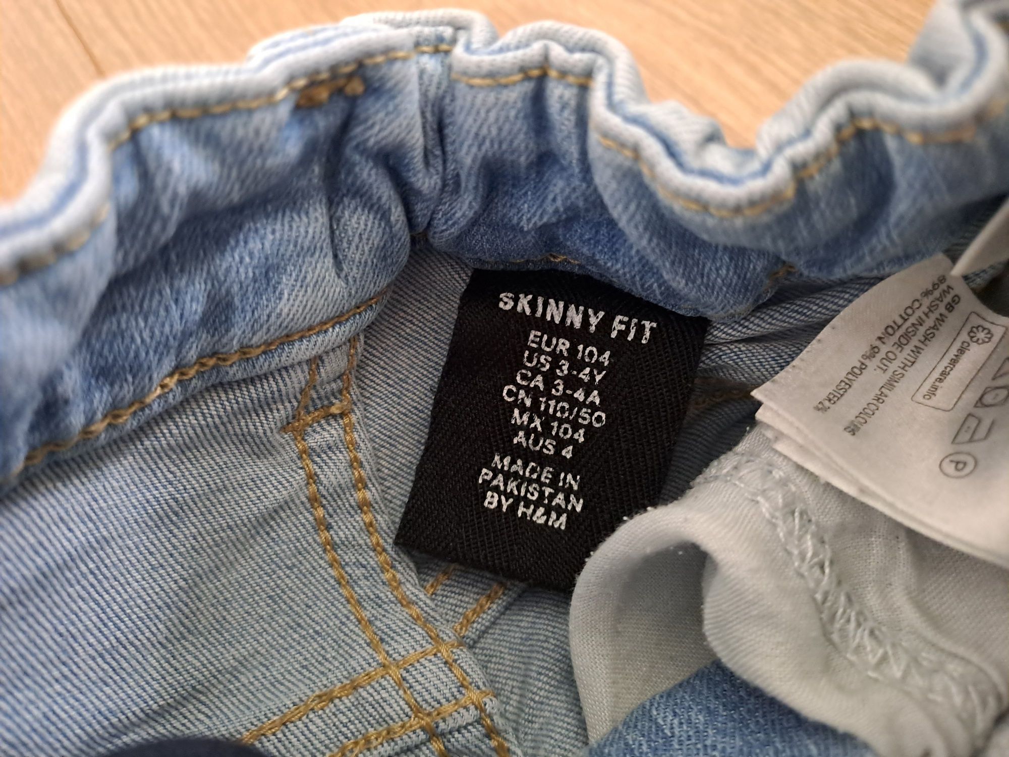 Spodnie rurki 104 H&M