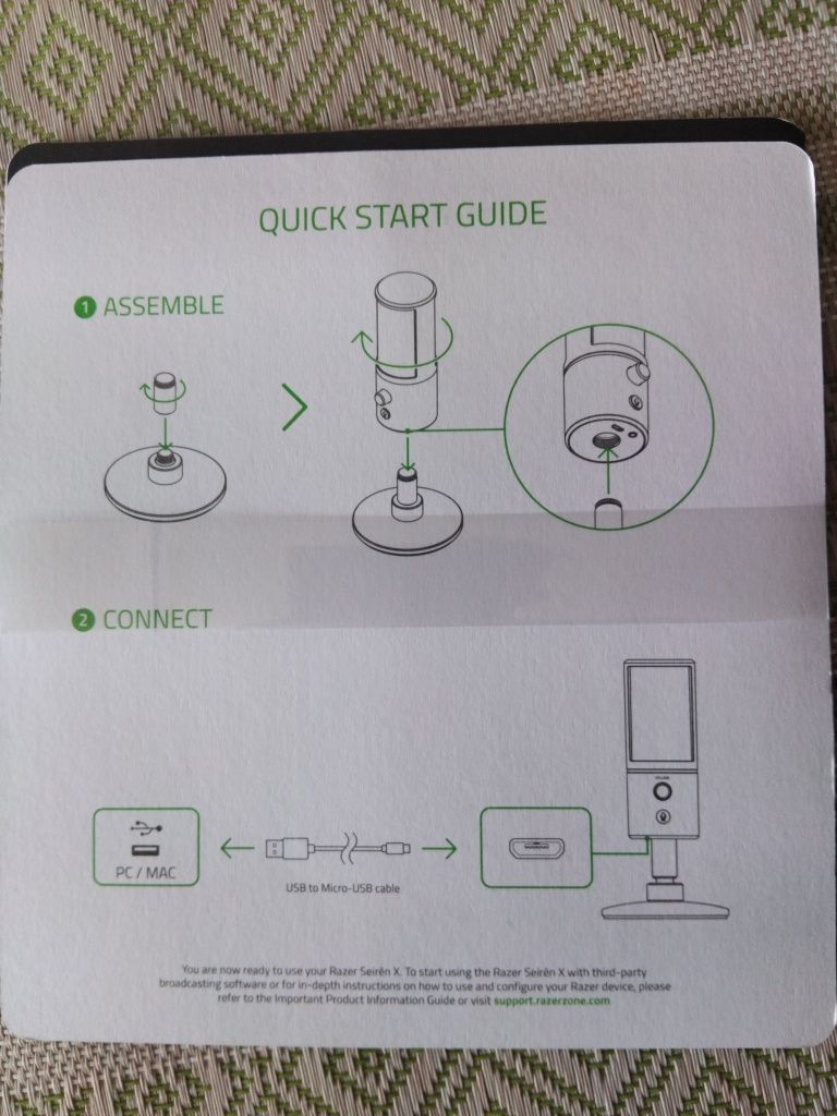 Mikrofon Razer Seiren X