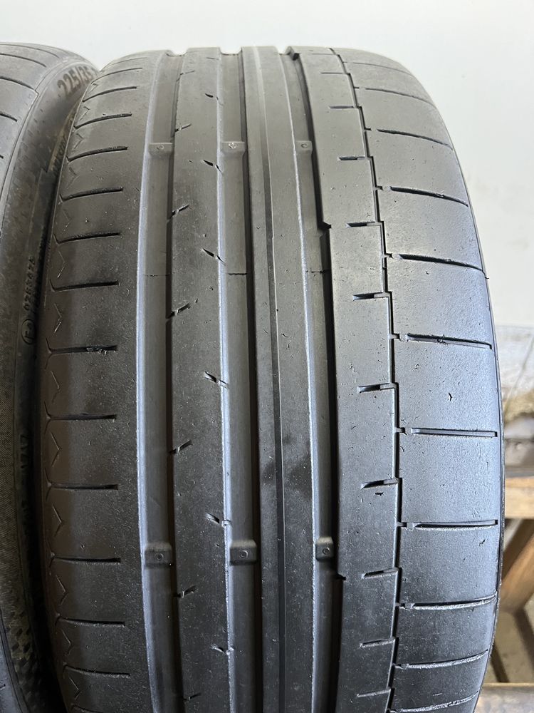 Letnie opony Continental 225/35r19 cena za dwie