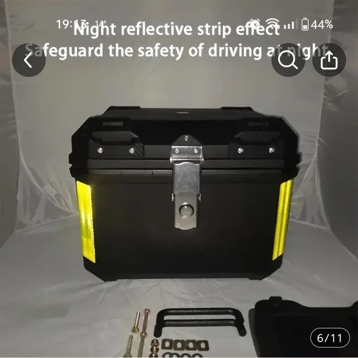 Mala Top case moto novo