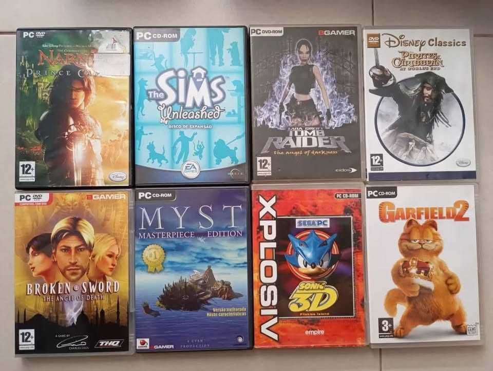 58 jogos de PC CD ROM