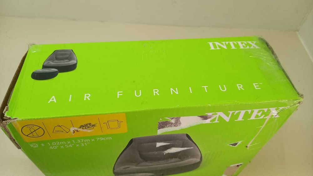 INTEX fotel + podnóżek dmuchany