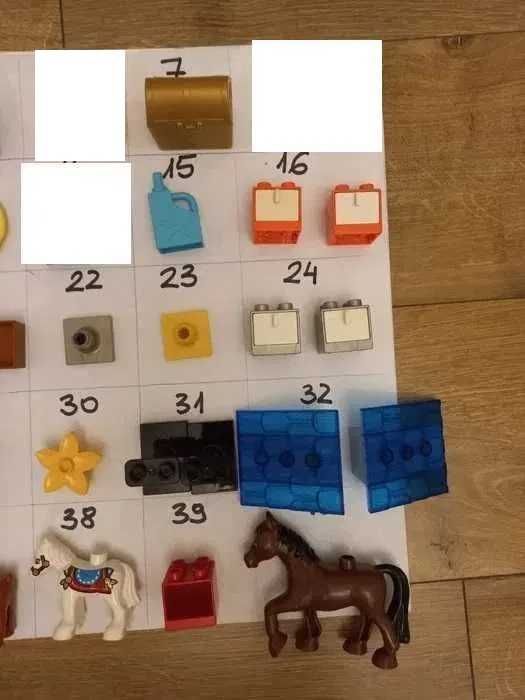 Lego duplo klocki tematyczne dodatki
