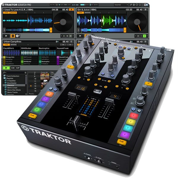 Dj-контролер NI Traktor Kontrol F1, Z1, Z2, X1 MK2, S2 MK3, S3, S4 MK3