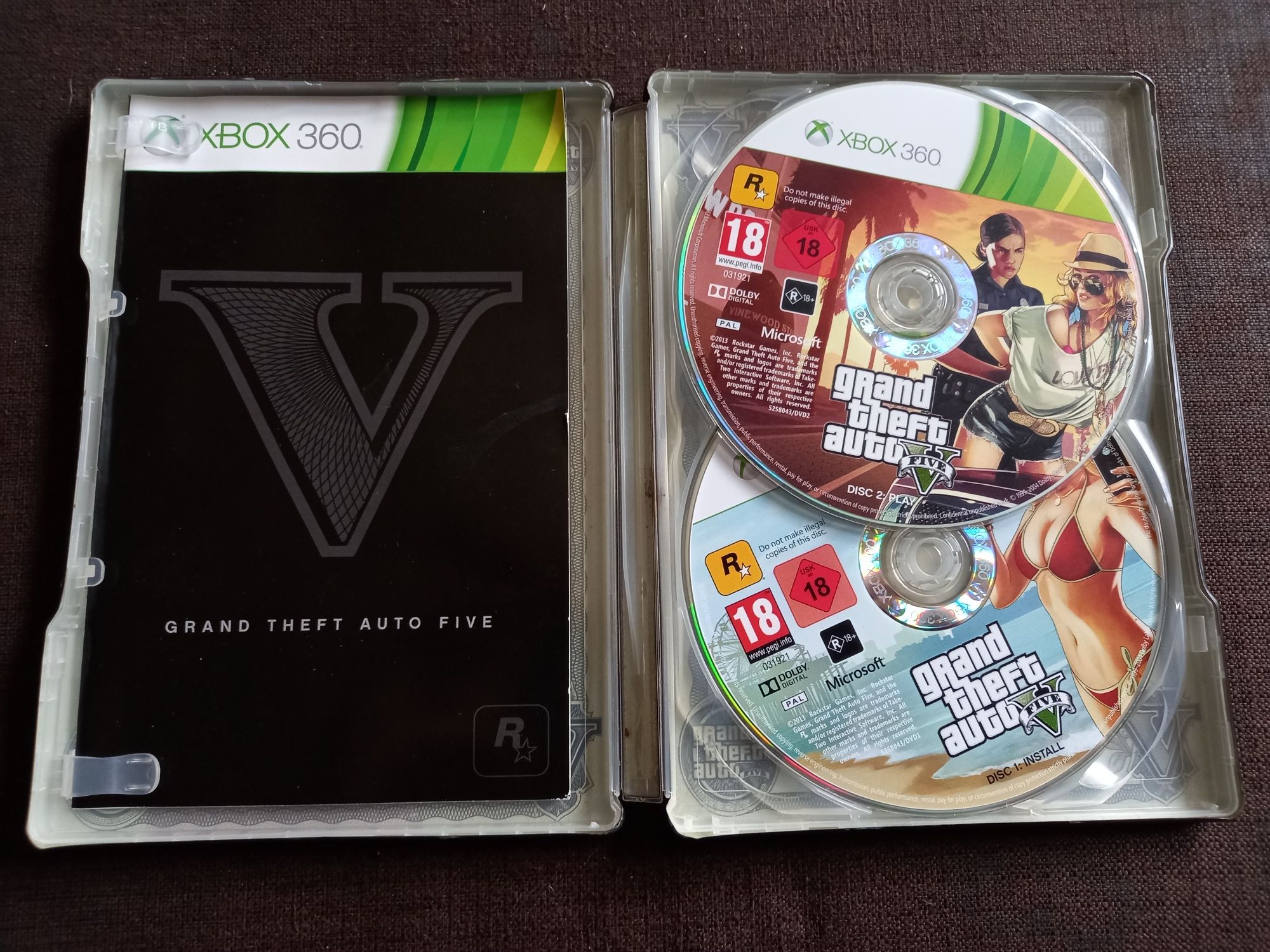 Gra GTA V Steelbook na konsolę xbox 360 po polsku!!!