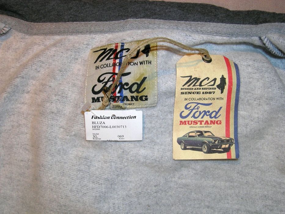 bluza z kapturem MCS Ford Mustang - kurier gratis