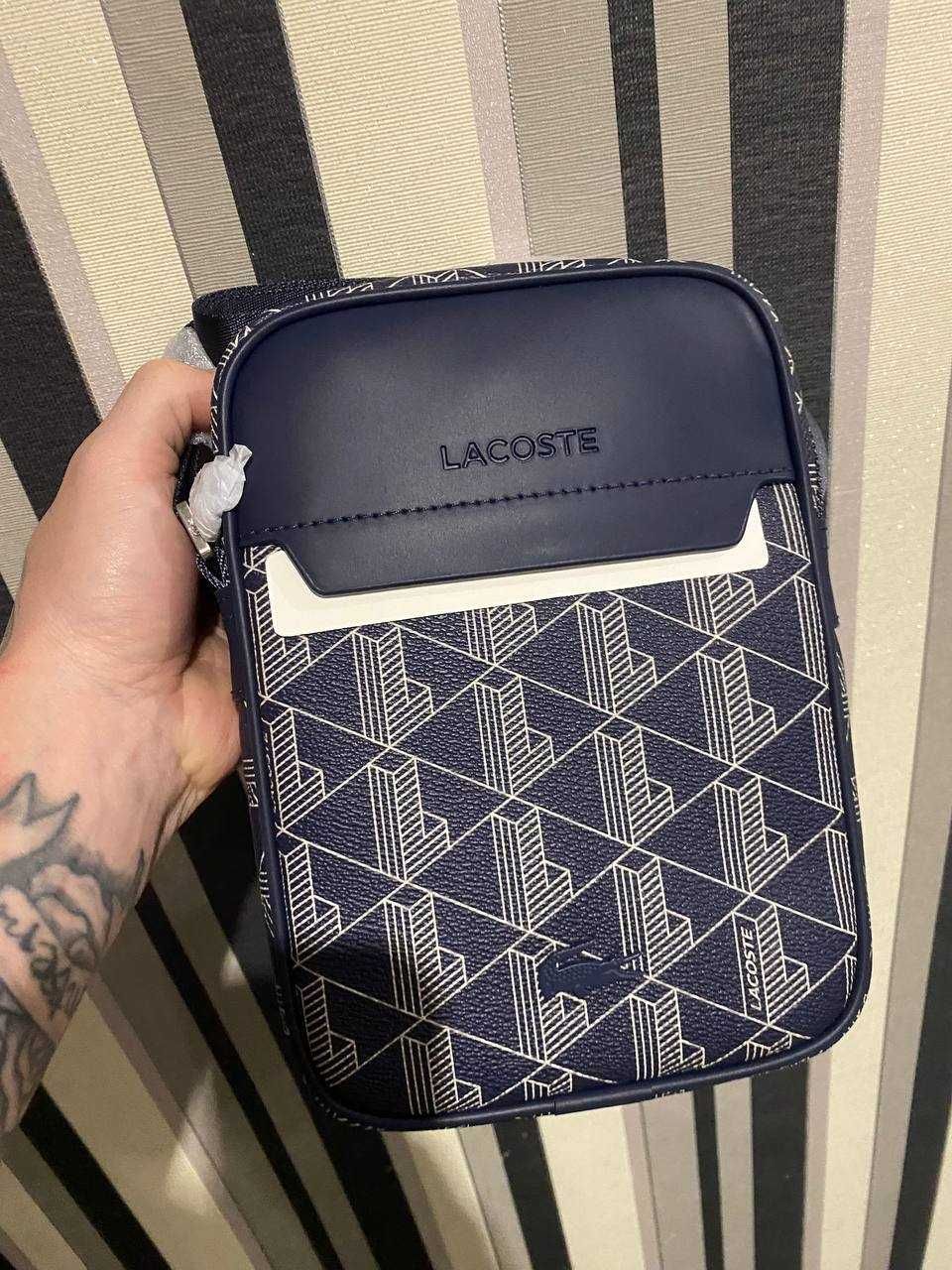 Сумка мужская Lacoste Лакост Blend  Monogram новая оригинал с бирками