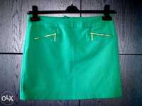 NOWA H&M zielona spódniczka mini