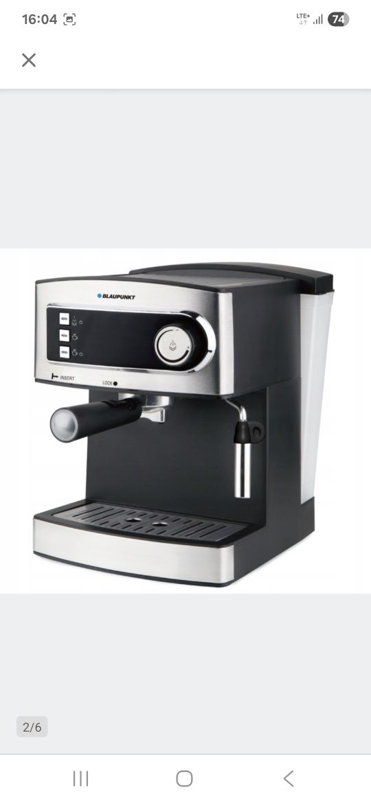 Ekspres kolbowy Blaupunkt CMP301 stan idealny
