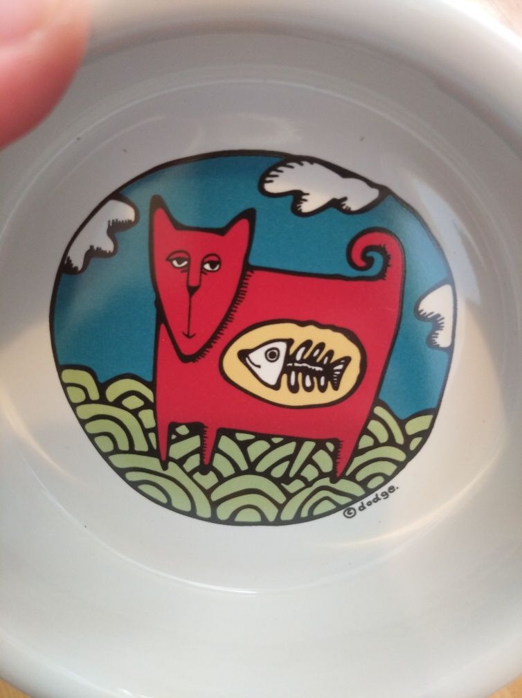 Miska ceramiczna Trixie kot pies Królik rybka niebieska
