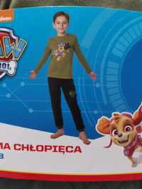 NOWA Pizama chłopięca Paw patrol psi patrol bawełna 122-128 długi ręka