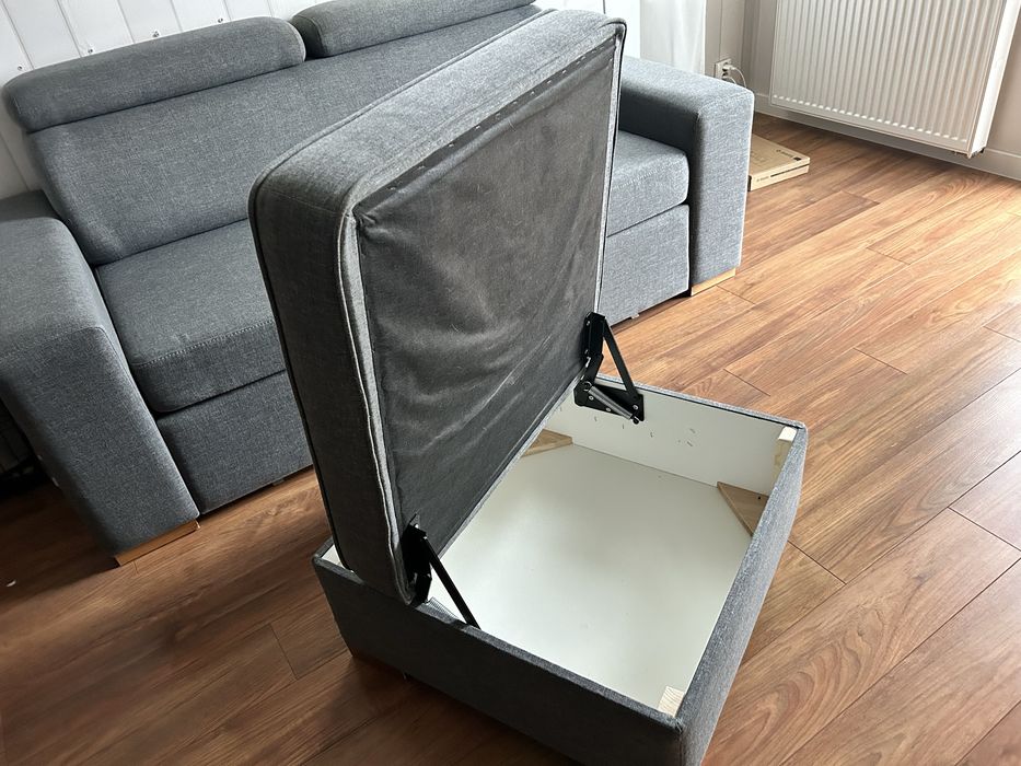 Puf z pojemnikiem średni Milton Vox 70x70