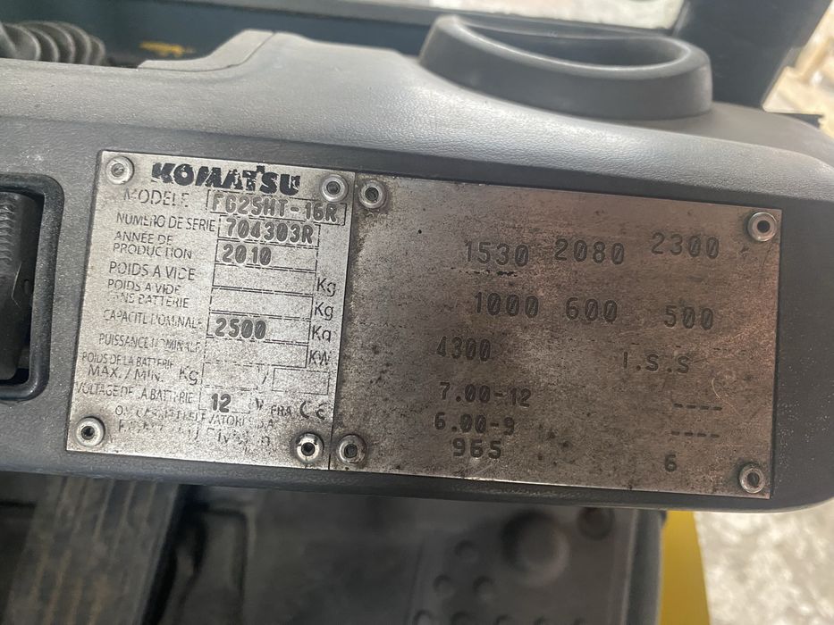 wózek widłowy komatsu.