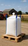 Big Bag worek kołnierz/ dół płaski 90x90x110 NOWY  zboże PROMOCJA