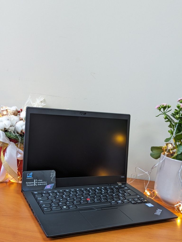 В ідеальному стані  ноутбук Lenovo ThinkPad T480s/14/IPS/I7-8/8/256/