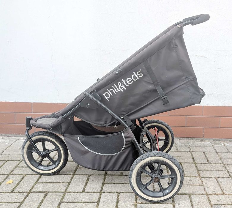 Wózek spacerowy składany Phil & Teds dla jednego lub dwojga dzieci