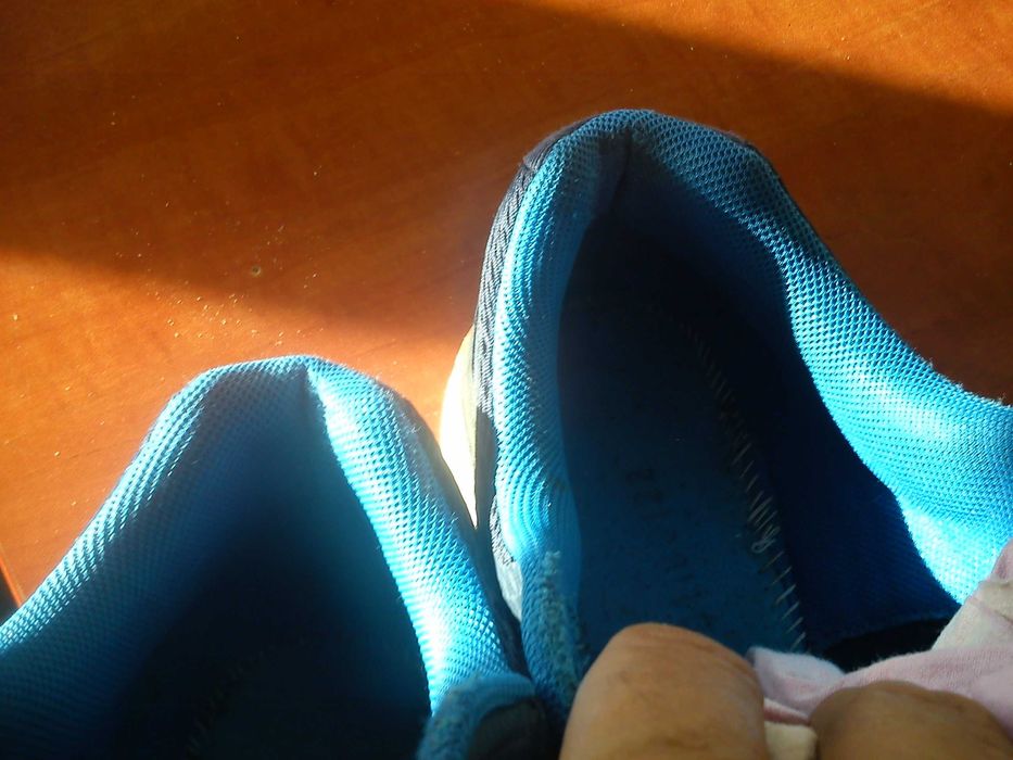 asics 45/28 granatowe z pomarańczowym super stan running