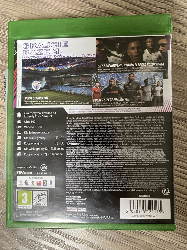 Gra xbox one fifa 21