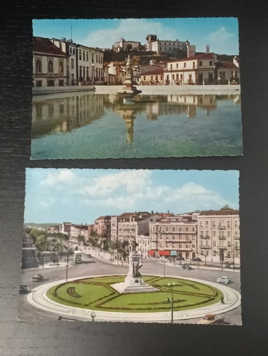 Lote de 10 belos postais vintage de Portugal