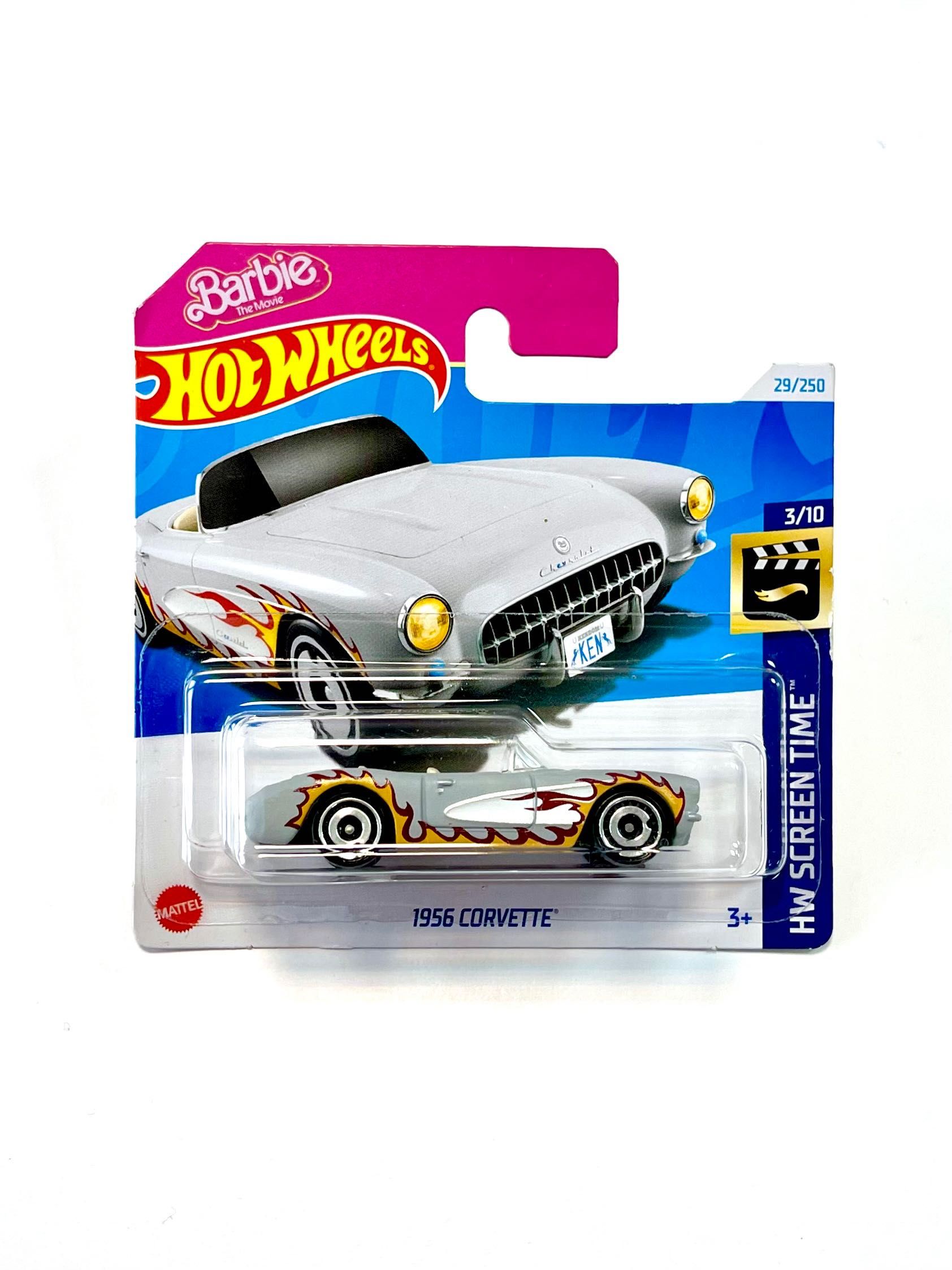 Hot Wheels Barbie ognisty Chevrolet Corvette 1956 hotwheels, matchbox