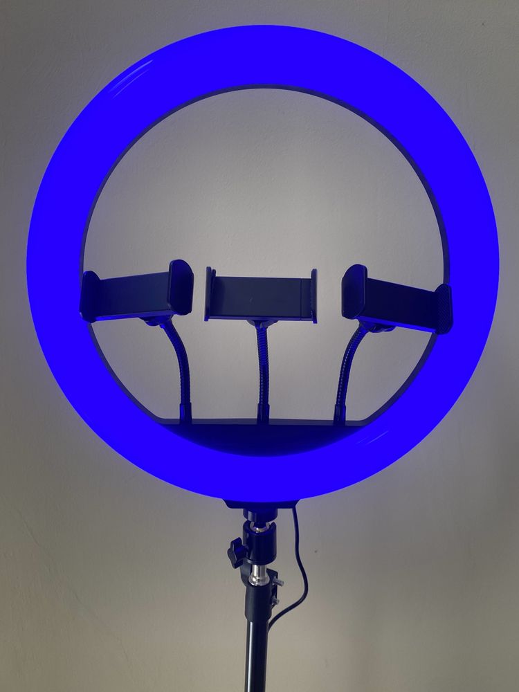 Самая Мощная кольцевая лампа MJ-36 36 см 33 Вт RGB Оригинал