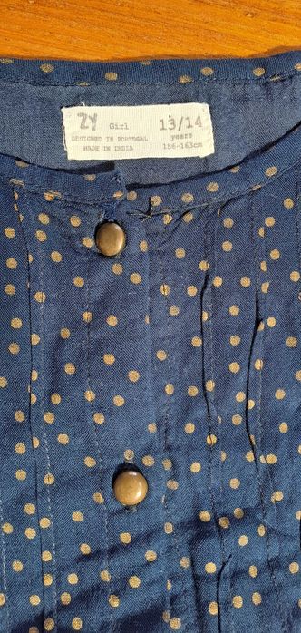 Vestido azul Zippy 14 anos