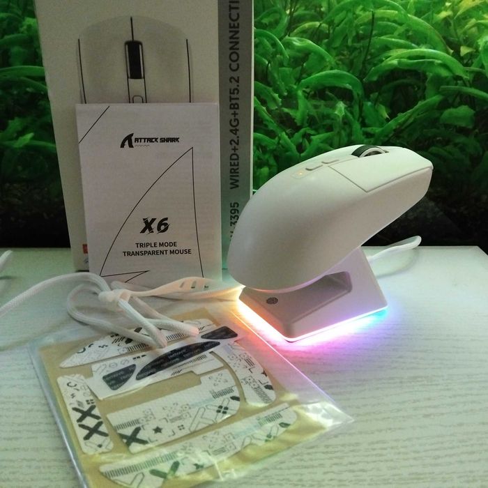 Игровая мышка Attack Shark X6 1000Гц PAW3395