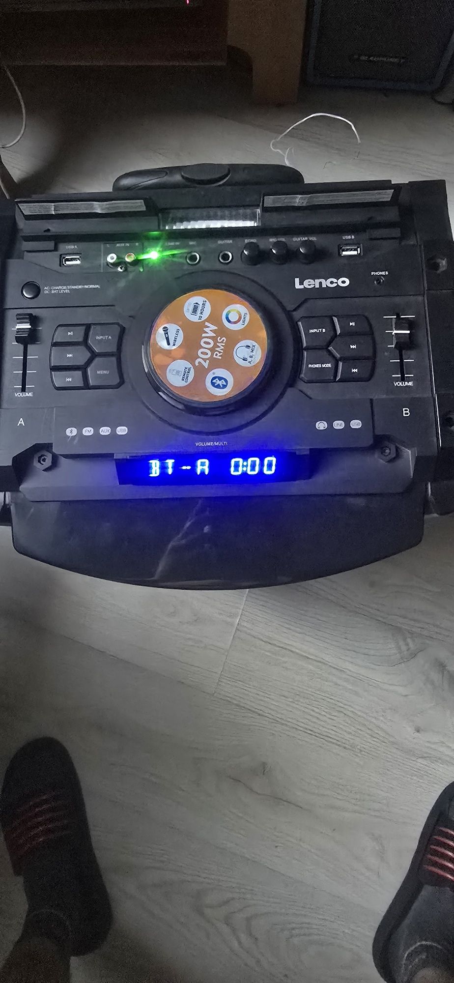 Głośnik Mikser z Bluetooth i radiem Lenco PMX-250