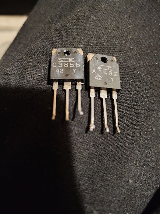Para tranzystory A1492 C3856 42Y Oryginalne Demontaż PNP NPN Audio DIY