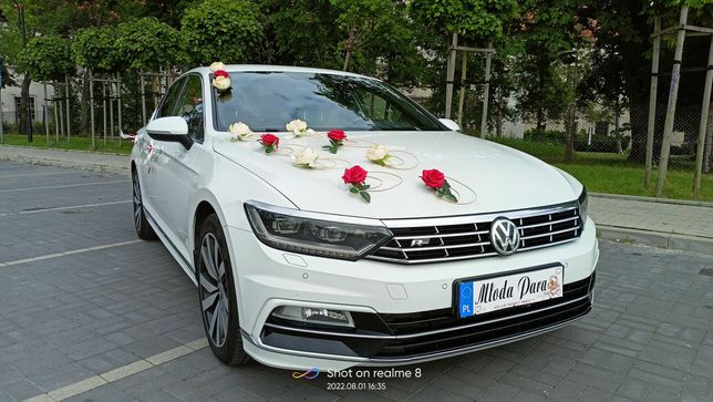 Auto do ślubu VW passat B8 w pakiecie  R-line 2017 r Piotrków Tryb.