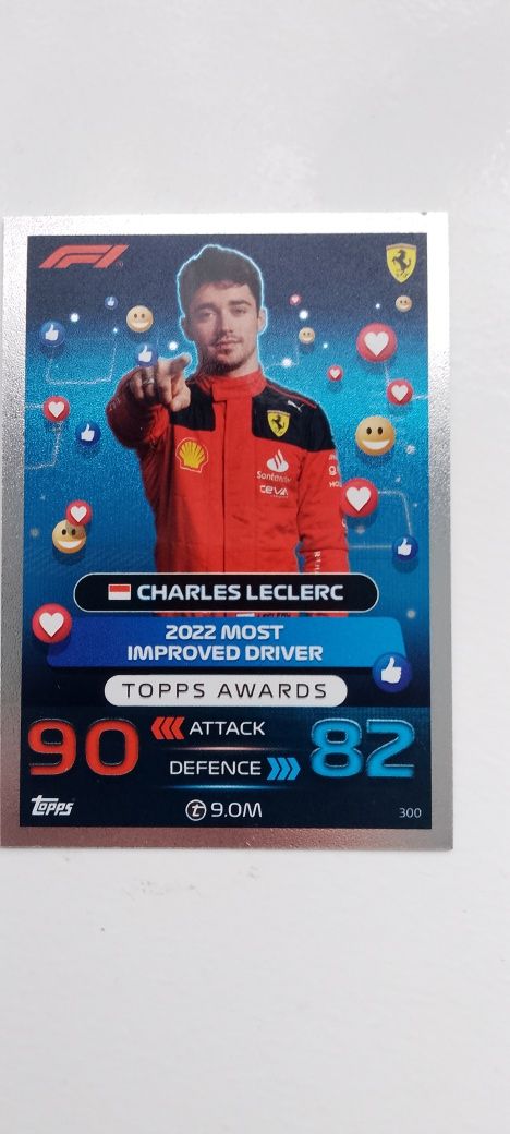 F1 2023 Turbo Attax Charles Leclerc Topps Awards 300