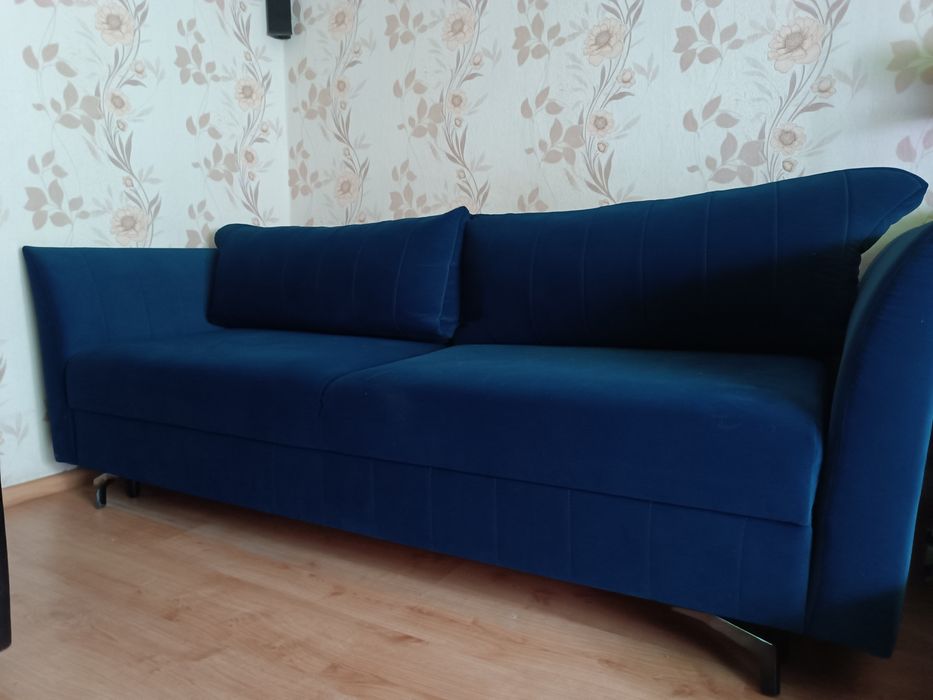 Kanapa z funkcją spania welur