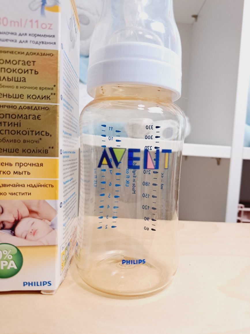 Butelka Avent Philips Gold 330ml przezroczysta