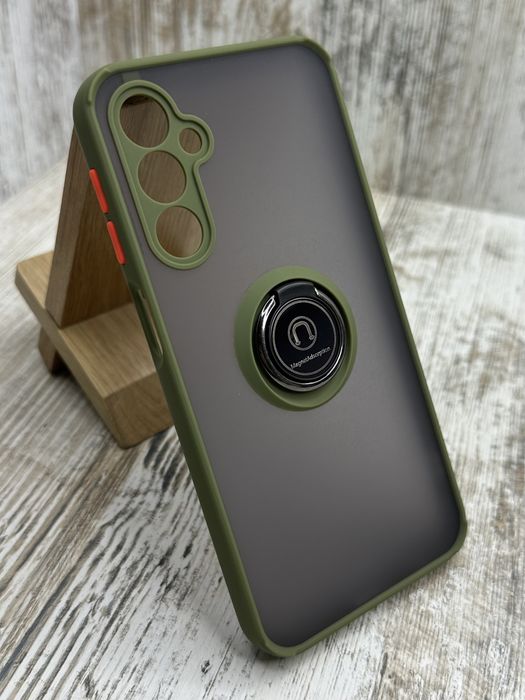 Чехол противоударный Samsung M34/ A24/ A16 Кольцо. Магнит