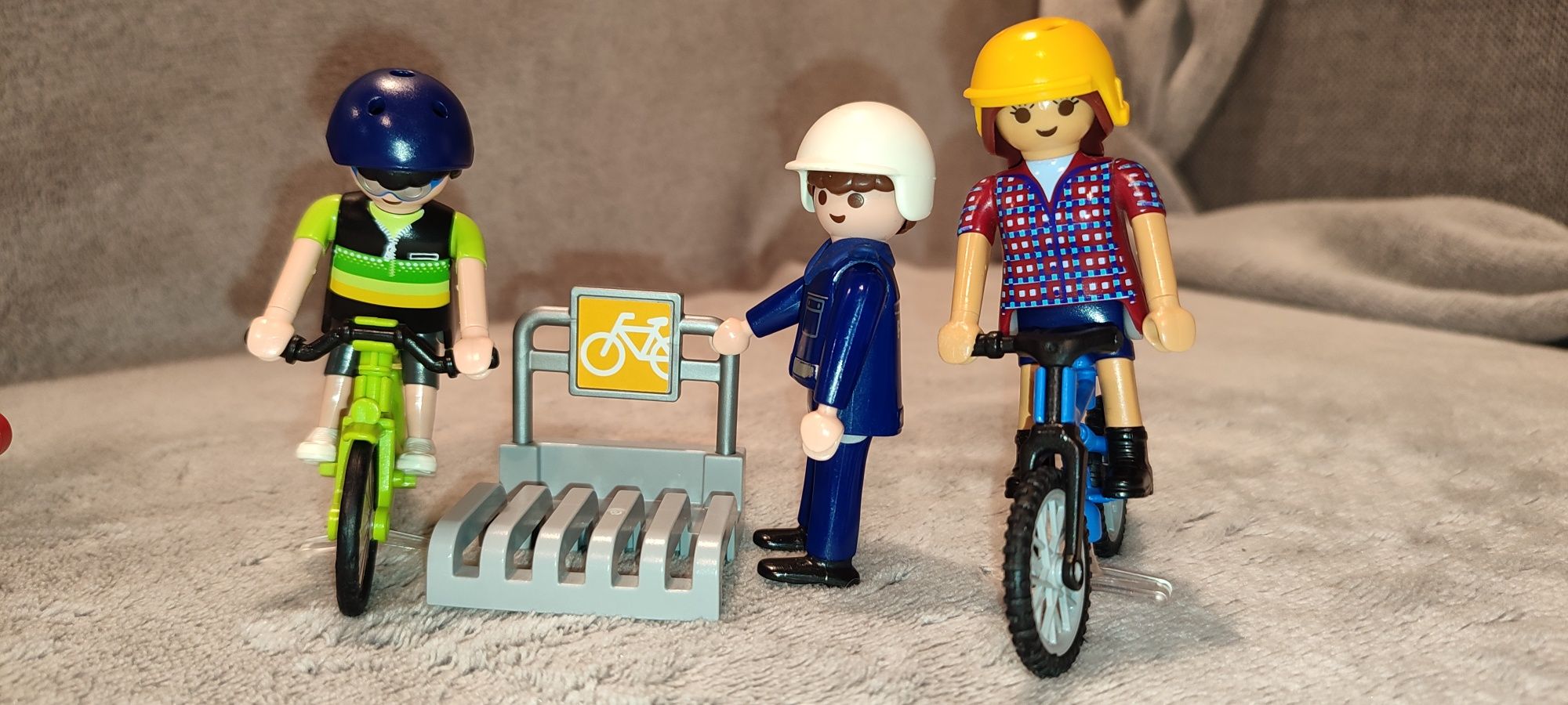 Playmobil zestaw sportowy, hulajnoga, rower, deskorolka, gokard, balan