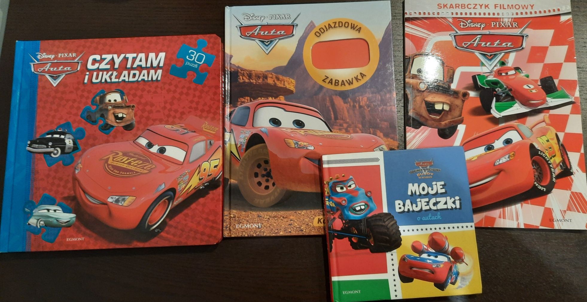 Auta  Disney książki i puzzle maxi
