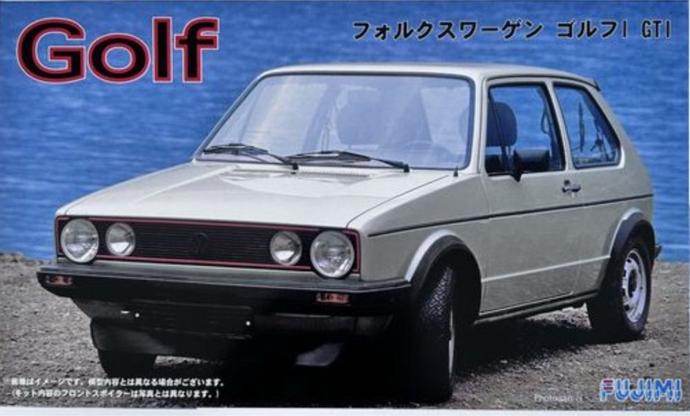 Samochód Volkswagen Golf GTI model do sklejanis Fujimi 126814