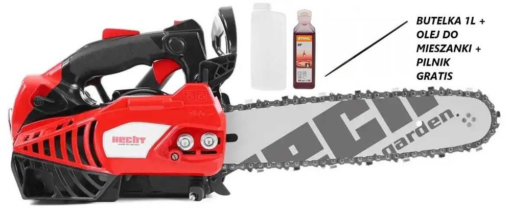 Poręczna lekka pilarka spalinowa gałęziówka HECHT 924R olej Stihl