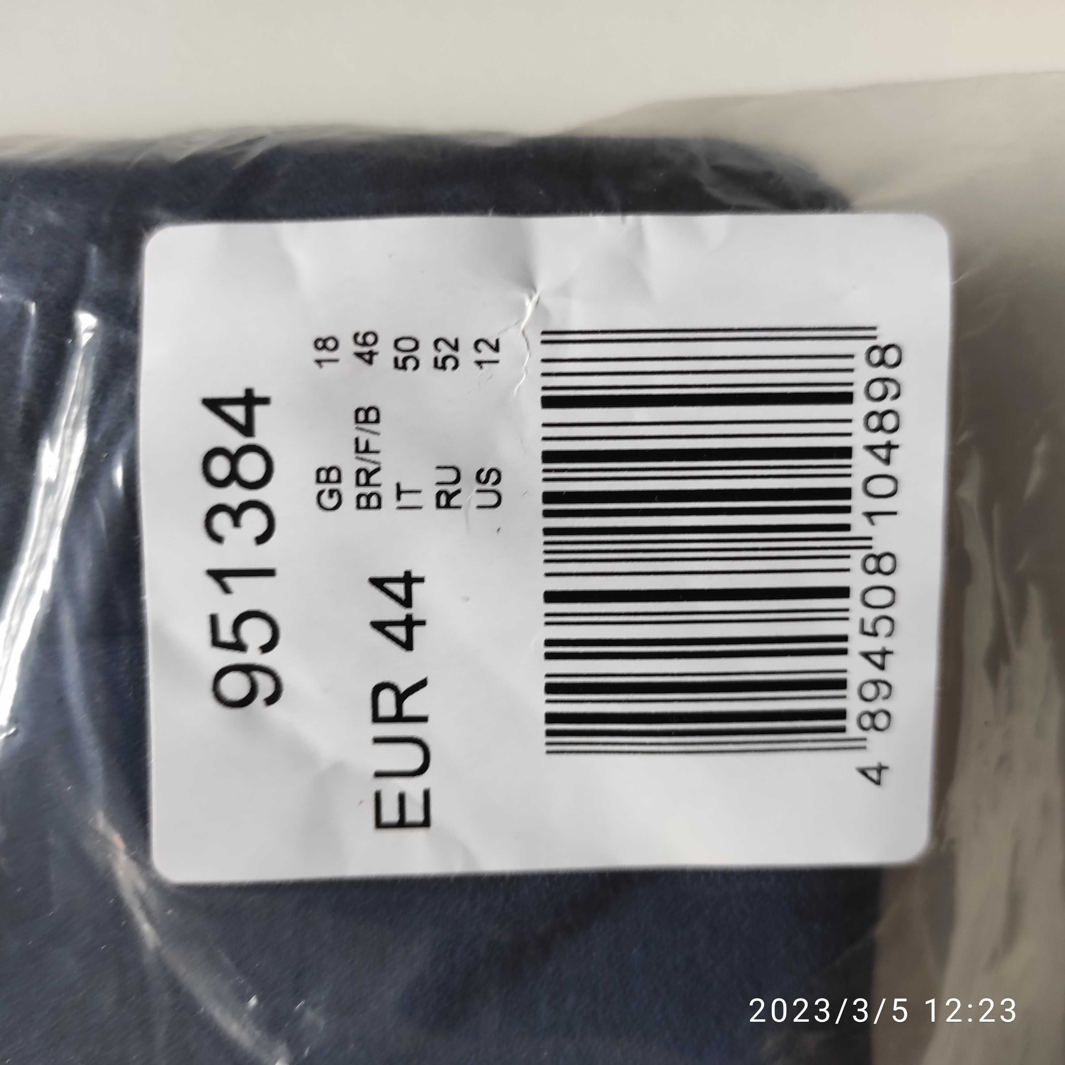 Spódnica z fałdami (3}, ciemnoniebieski - granat , rozmiar EUR 44