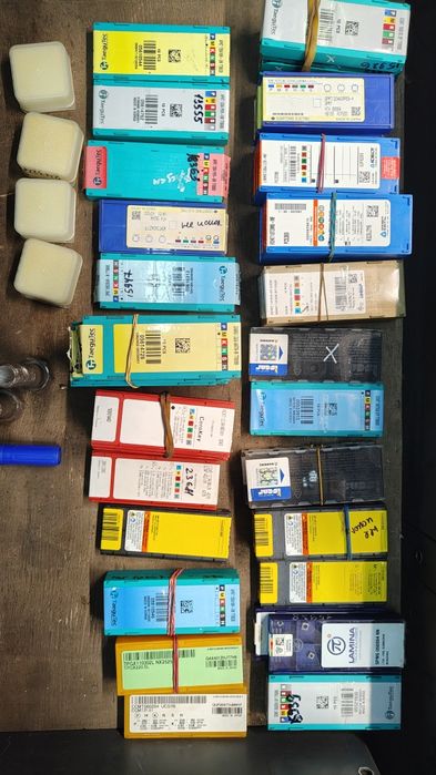 Твердосплавні пластини TaeguTec, Sandvik, Iskar, Sumitomo, Mitsubishi