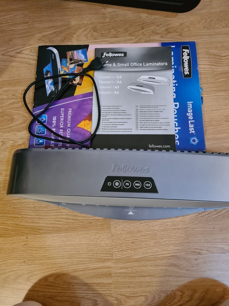 Laminator lanimacja w domu laminarka fellowes saturn 2 a3 + folia