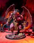 Bazzoth Piekielny Generał 32mm 14K zgodna z DnD RPG Pathfinder Warham.