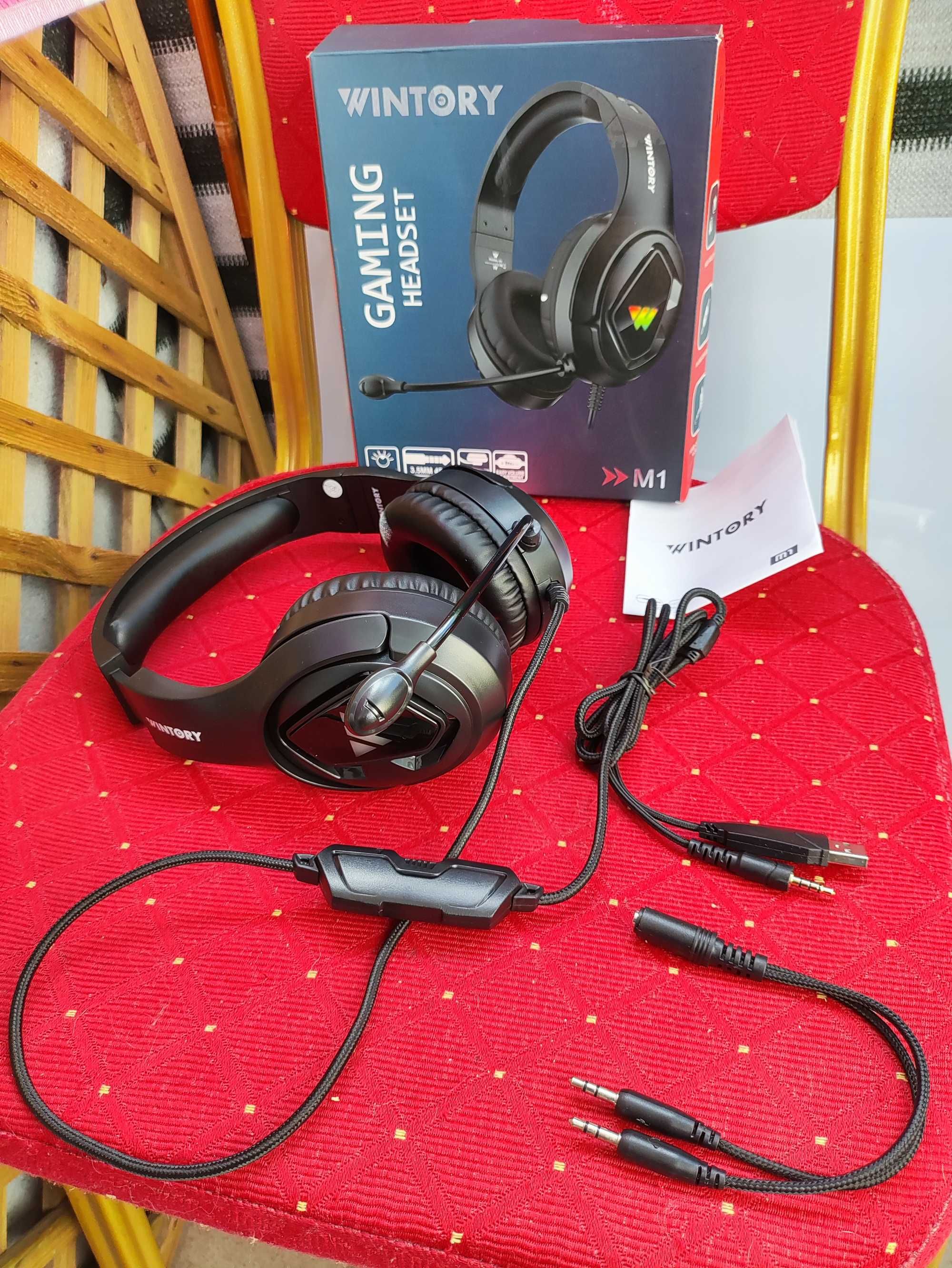 Słuchawki Gamingowe z Mikrofonem Nauszne Playstation 4 PS4 PS3 Headset