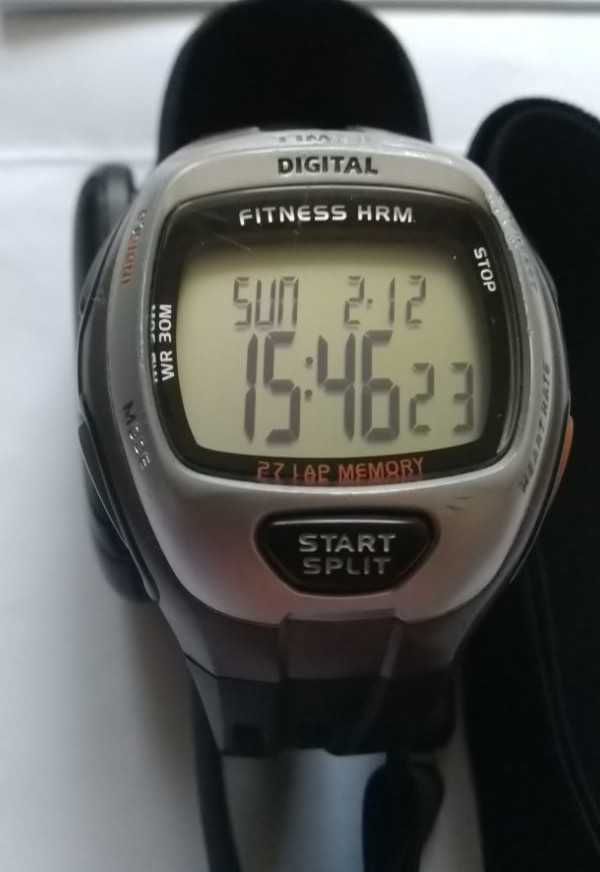 3 zegarki Timex Pulsometr Trainer T5K735, zegarek DW, opaska ms1020